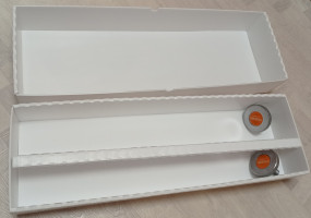 Керновые ящики из сотового полипропилена с разделителем