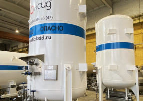 Криогенный газификатор производства Диоксид