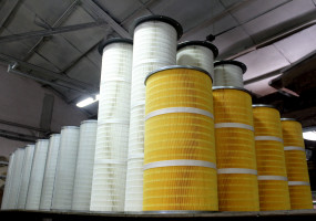 Производство воздушных фильтрующих элементов на фабрике фильтров "BaltiK."