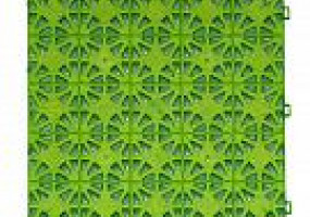 Уличное покрытие «Террапласт», 11 мм, 300*300, зелёный 