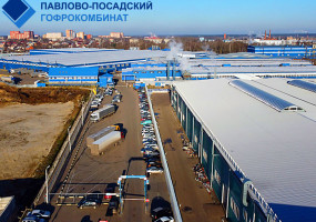 Заезд на ПП Гофрокомбинат с высоты птичьего полёта