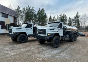 Автоцистерна пищевая АЦПТ-9,5 на шасси Урал NEXT 4320-72Е5