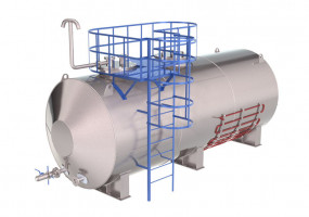 Резервуар горизонтальный стальной