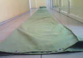 брезентовый рукав для сброса строительного мусора