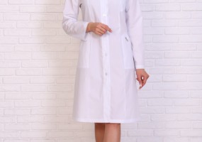 Халат женский 192 ТС. Цвет: белый Артикул: ХЖ192ТСД-00 950 руб./шт