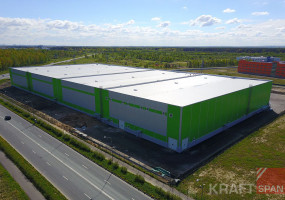 Логистический парк из сэндвич-панелей KraftSpan