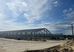 Монтаж доильного зала и корпуса номер 3 коровника. Пензенская область (Животноводческая ферма 3000 голов КРС)