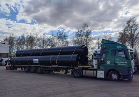 Труба спиральновитая СВТ KANN полиэтиленовая большого диаметра