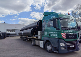 Труба спиральновитая СВТ KANN полиэтиленовая большого диаметра