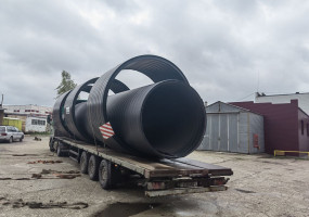 Труба спиральновитая СВТ KANN полиэтиленовая большого диаметра