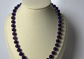 бусы аметист