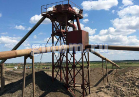 Сортировочная установка для разделения грунта на песок и гравий