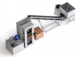 Завод для производства кирпича "Генезис" - Давление пресса 500 тонн, производительность в рабочую смену 12000 шт., одна матрица на Ваш выбор: лего кирпич, полнотелый кирпич, пустотелый кирпич или брусчатка; автовзвешивание и автоподача всех материалов, автоподача (впрыск) воды, автоматическое прессование изделий, автоукладчик изделий с пресса на поддоны. Количество рабочих - 2 человека, необходимая площадь - 1200 кв.м, обучение персонала Заказчика - БЕСПЛАТНО, манипулятор и погрузка оборудования - БЕСПЛАТНО